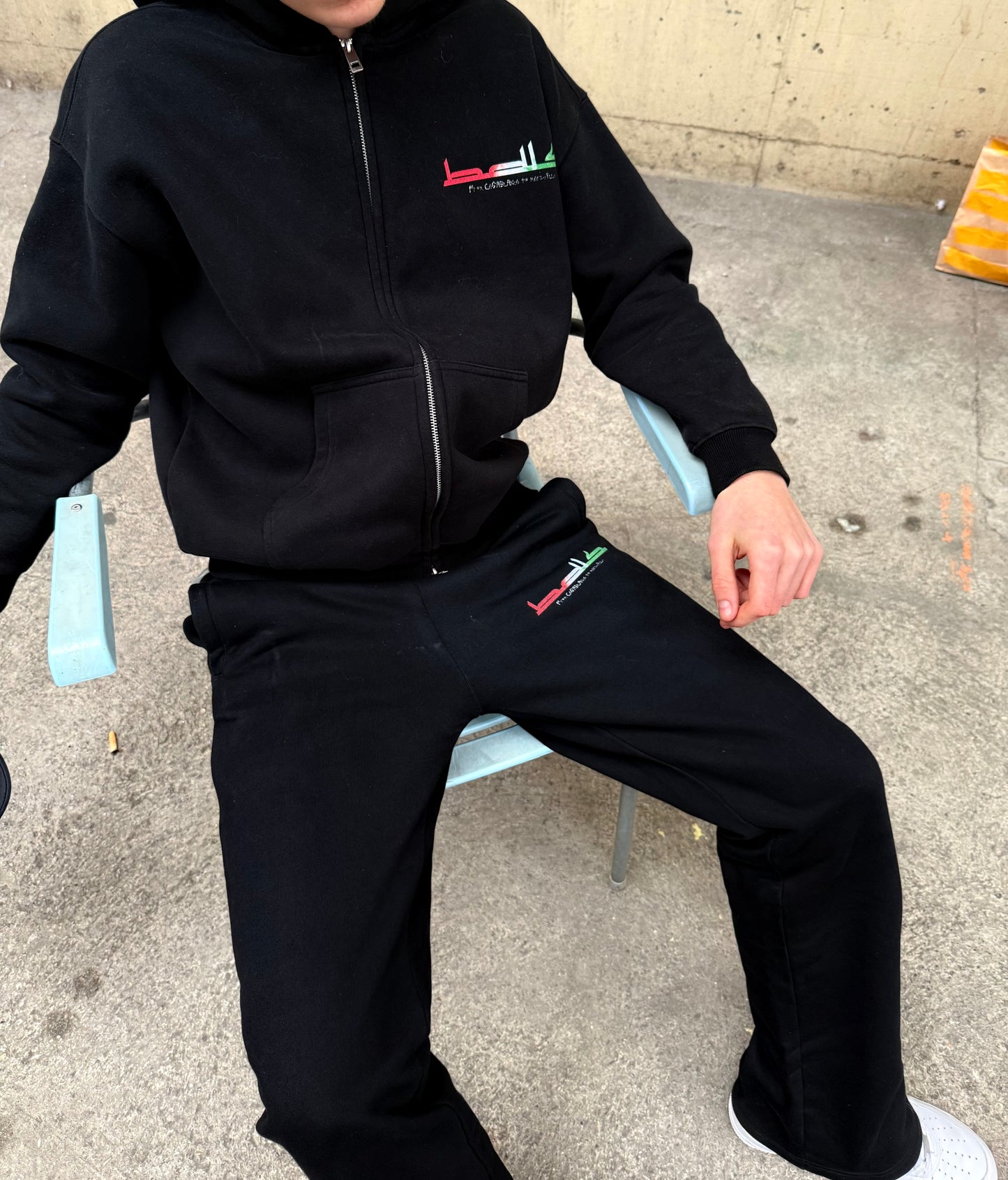 OG ARABIC FLARED JOGGERS