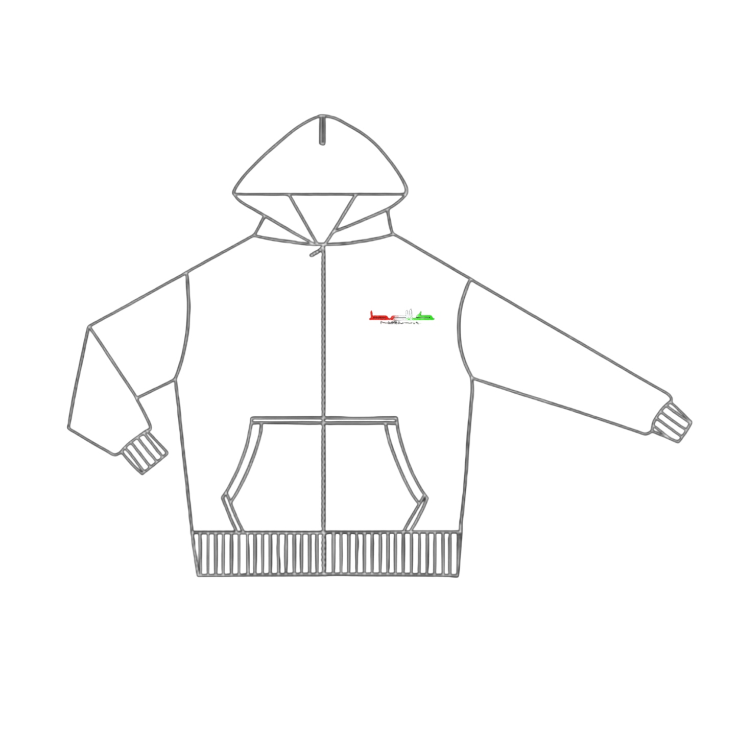 OG ARABIC DTG ZIPPER